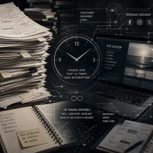 Le travail d'un écrivain